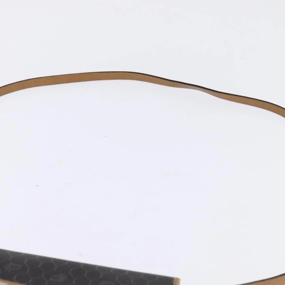 Christian Dior Honeycomb Canvas Bag PVC 2way Black Brown gold Auth bs30244 - Picture 9 of 16